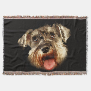 Couverture Aquarelle de portrait de Schnauzer miniature