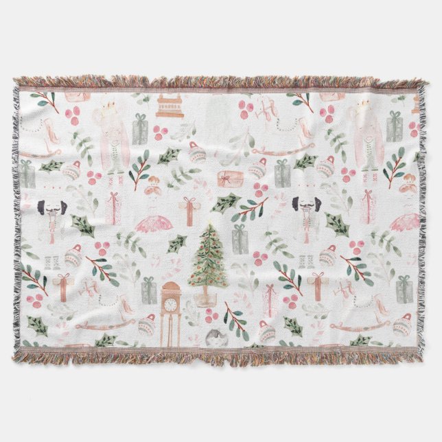 Couverture Aquarelle Nutcracker Holiday (Devant)