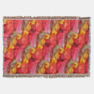Couverture Aquarelle rouge jaune