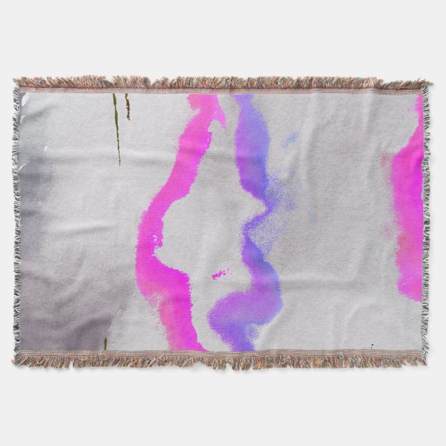 Couverture Aquarelle violet et rose Abstrait (Devant)