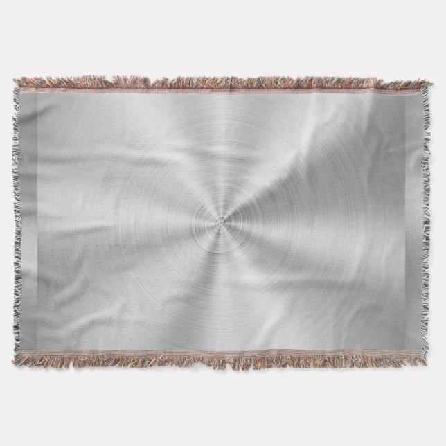 Couverture Argent brillant métallique de Faux élégant (Devant)