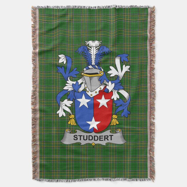 Couverture Armoiries de l'étudiant irlandais Family Crest Irl (devant Vertical)