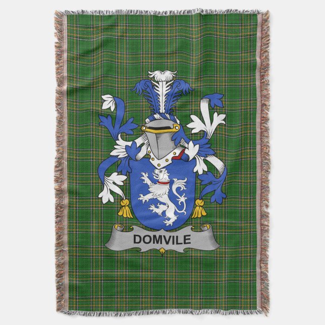 Couverture Armoiries de l'Irish Domvile Family Crest Irlande (devant Vertical)