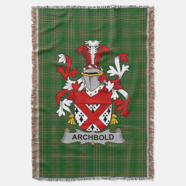 Couverture Armoiries de l'Irlande Armoiries de la famille Cre (devant Vertical)