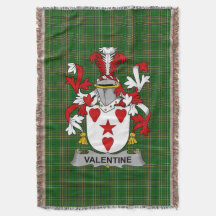 Armoiries de Valentine Irlande Famille Crest Irlan