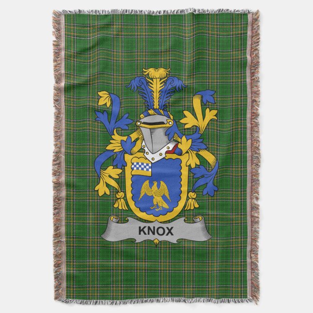 Couverture Armoiries d'Irlande Knox Family Crest Irlande (devant Vertical)