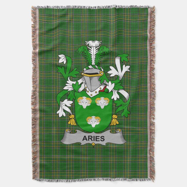 Couverture Armoiries irlandaises Armoiries de la famille Cres (devant Vertical)