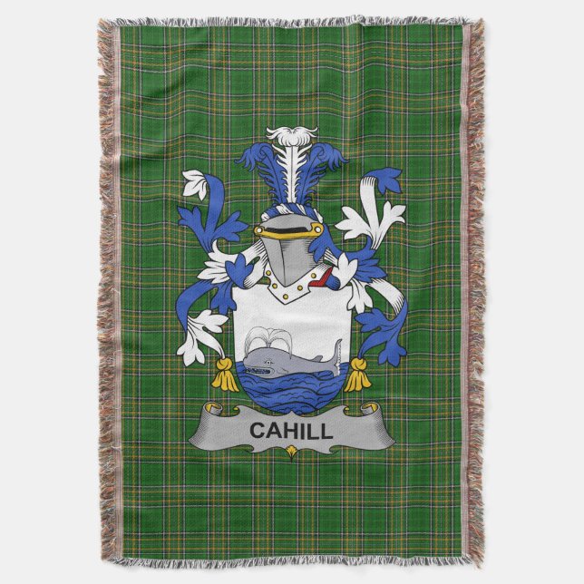 Couverture Armoiries irlandaises Cahill ou O_Cahill Armoiries (devant Vertical)