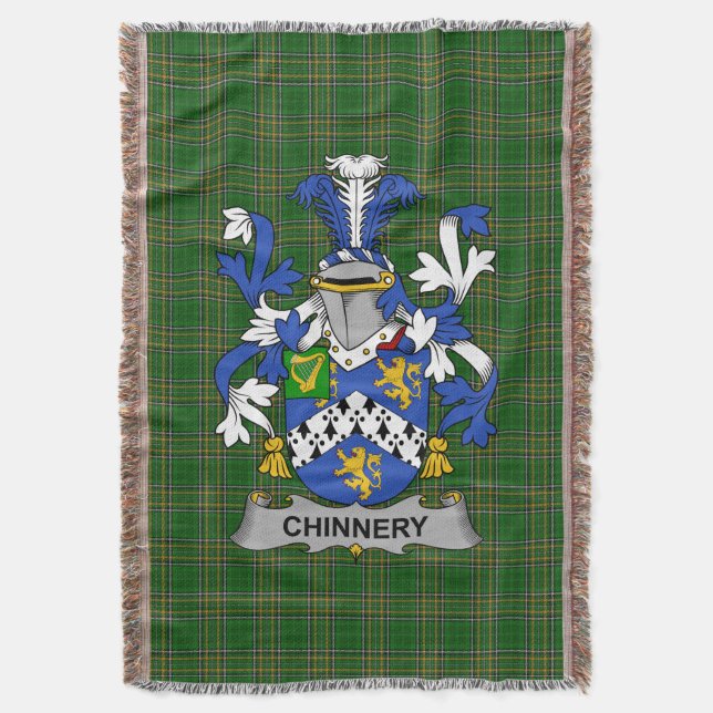 Couverture Armoiries irlandaises chinnery Family Crest Irland (devant Vertical)
