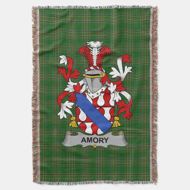 Couverture Armoiries irlandaises d'Amory Family Crest Irlande (devant Vertical)