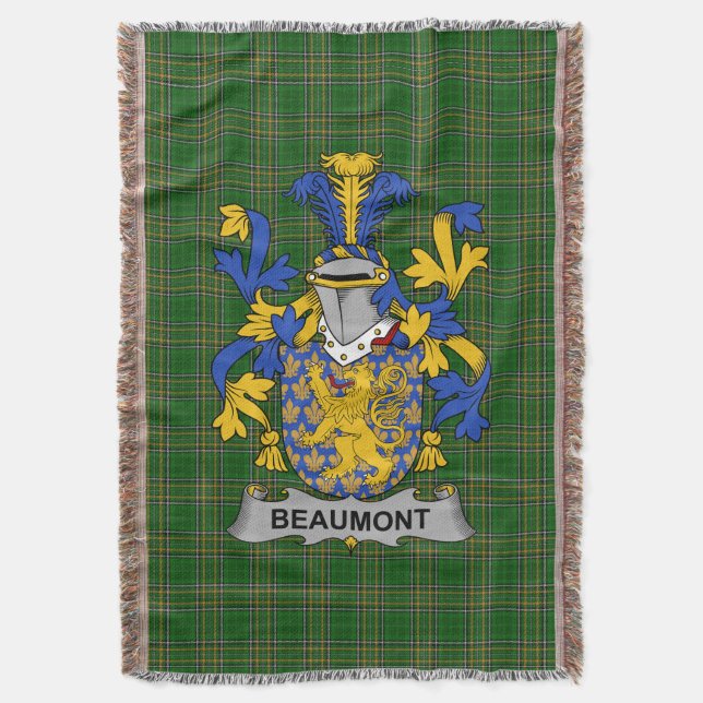 Couverture Armoiries irlandaises de Beaumont Family Crest Irl (devant Vertical)