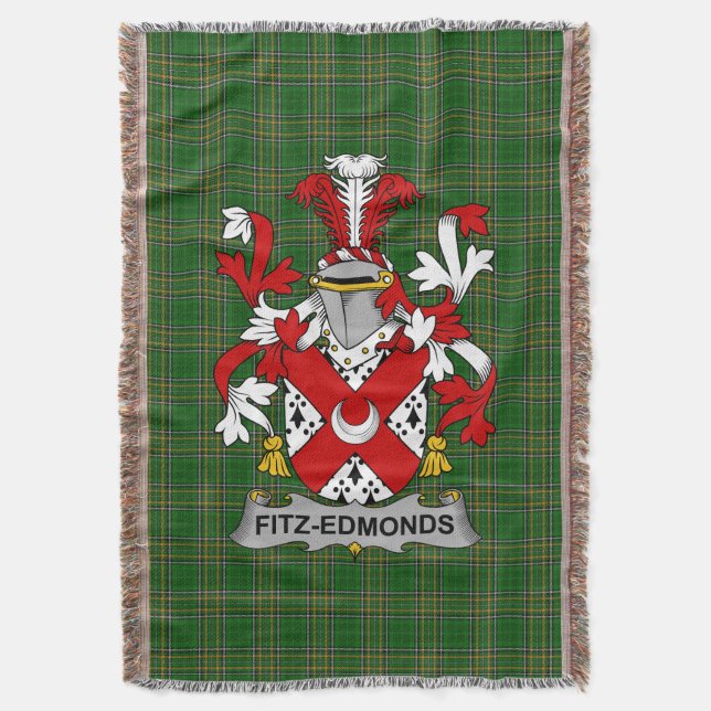 Couverture Armoiries irlandaises de Fitz-Edmonds Armoiries de (devant Vertical)