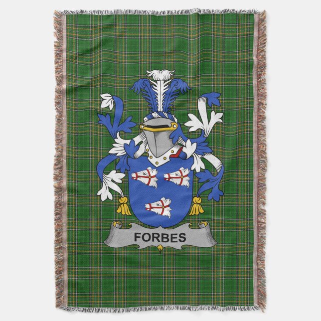 Couverture Armoiries irlandaises de Forbes Famille Crest Irla (devant Vertical)