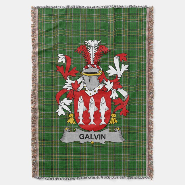 Couverture Armoiries irlandaises de Galvin ou O_Galvin Armoir (devant Vertical)