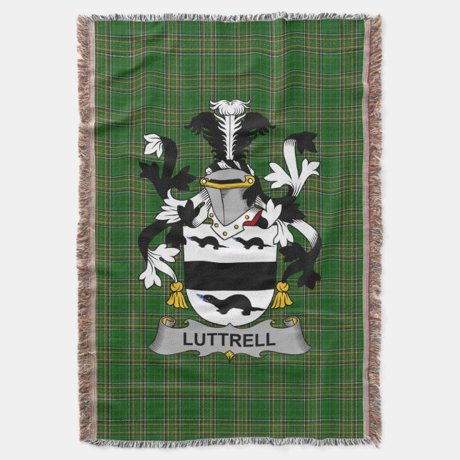Couverture Armoiries irlandaises de Luttrell Family Crest Irl (devant Vertical)
