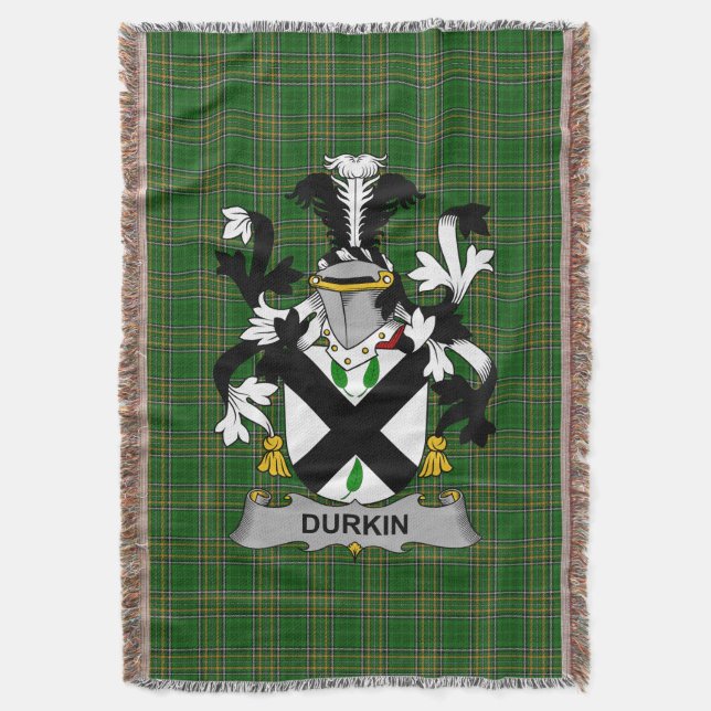 Couverture Armoiries irlandaises Durkin ou O_Durkin Armoiries (devant Vertical)