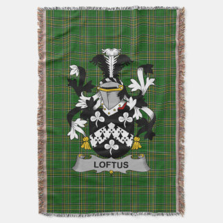 Couverture Armoiries irlandaises en loftus Family Crest Irlan