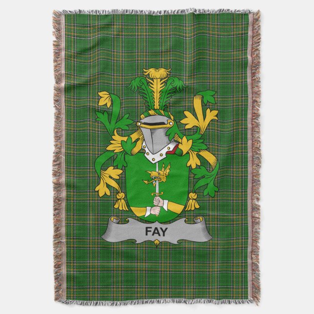 Couverture Armoiries irlandaises Fay ou O_Fee Coat d'armoirie (devant Vertical)