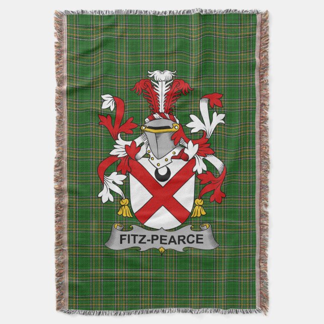 Couverture Armoiries irlandaises Fitz-Pearce Family Crest Ire (devant Vertical)
