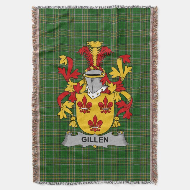 Couverture Armoiries irlandaises Gillen ou O_Gillen Coat de f (devant Vertical)