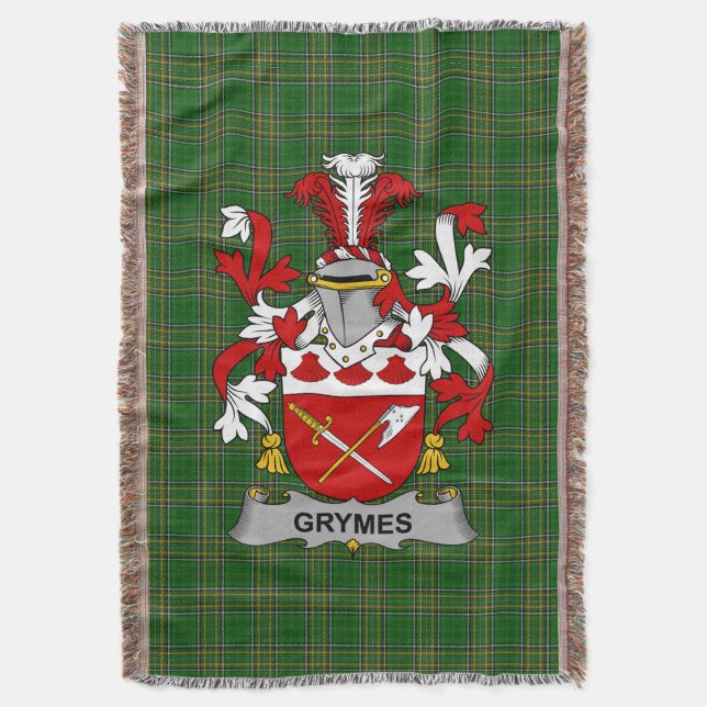 Couverture Armoiries irlandaises Grymes Armoiries familiales  (devant Vertical)