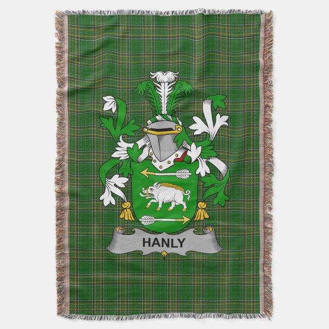 Couverture Armoiries irlandaises Hanly ou O_Hanley Armoiries  (devant Vertical)