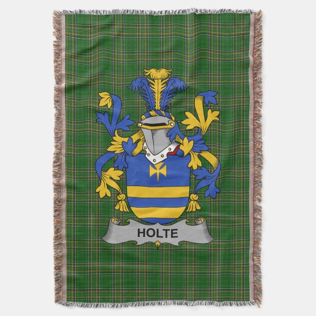 Couverture Armoiries irlandaises Holte ou Holt Coat de famill (devant Vertical)
