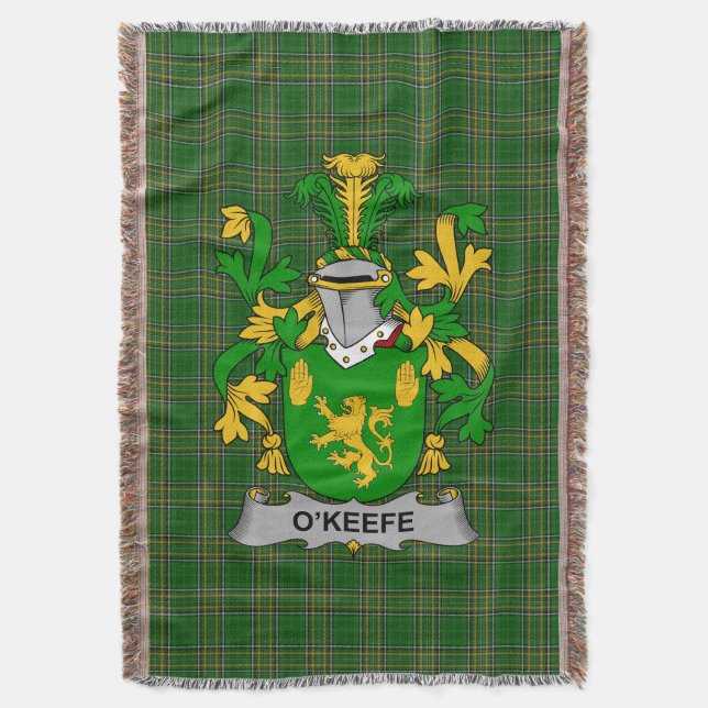 Couverture Armoiries irlandaises Keefe ou O_Keefe Coat of Arm (devant Vertical)