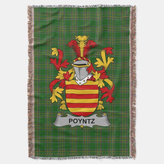 Couverture Armoiries irlandaises Poyntz Family Crest Irlande (devant Vertical)