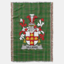 Armoiries irlandaises Villiers Family Crest Irland