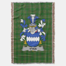 Armoiries irlandaises Vyan Family Crest Irlande
