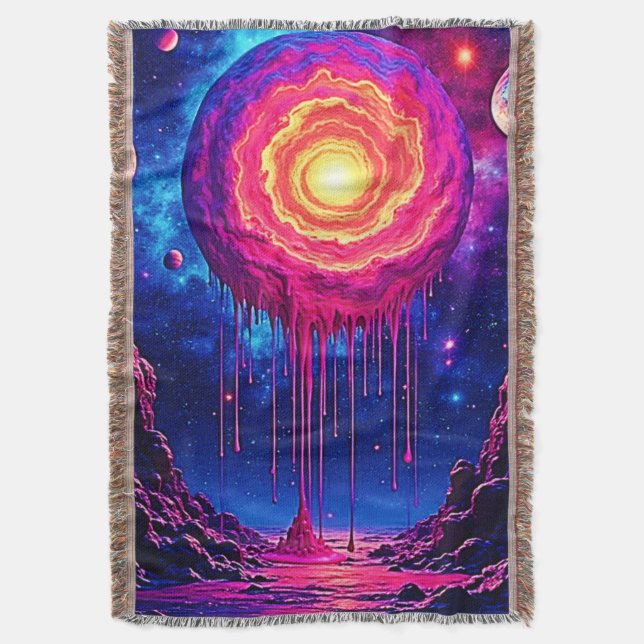 Couverture Art de la planète cosmique dégoulinante (devant Vertical)