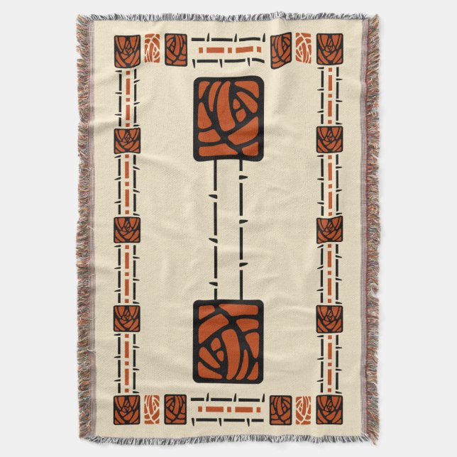Couverture Arts et motif de rose de Briar de style de métiers (devant Vertical)