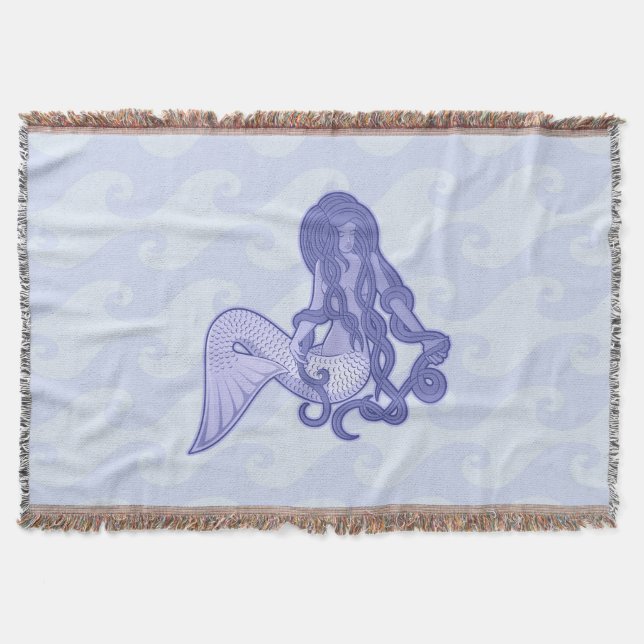 Couverture Assis Mermaid bleu (Devant)
