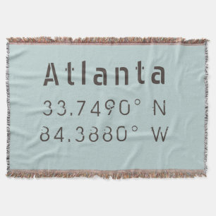 Couverture Atlanta Latitude & Longitude