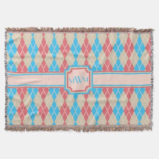 Couverture Au Beach Jacquard Throw Blanket (Devant)