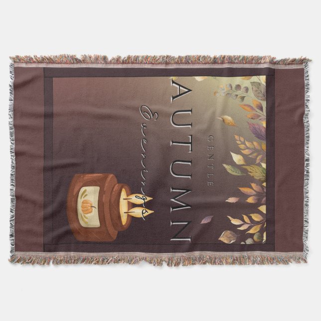 Couverture Automne Soirées douces Blanket - Cosy Fall Home (Devant)
