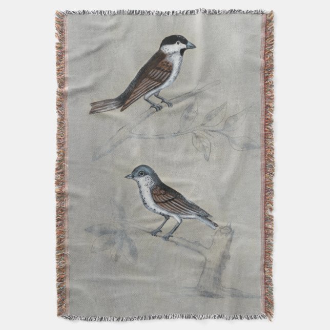 Couverture Aviaire argenté | Une paire d'oiseaux (devant Vertical)