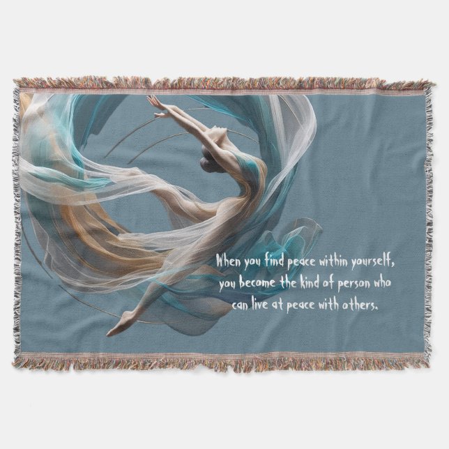 Couverture Avion Air Yoga Instructeur Pilates Fitness (Devant)