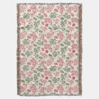 Couverture Baies d'hiver et pommes de pin vintage