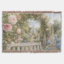Banc de jardin de prière Chapelle Aquarelle