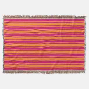 Couverture Bandes de bonbons rose et orange