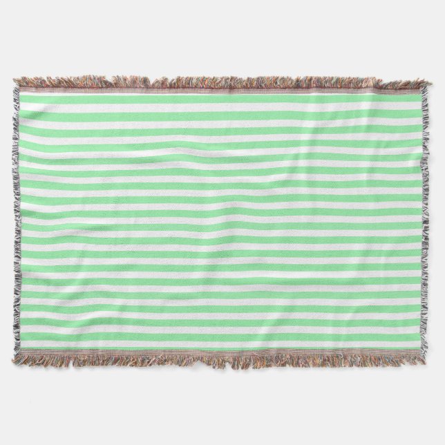 Couverture Bandes de bonbons vert clair (Devant)