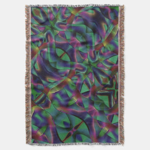 Couverture Bandes tissées de couleur foncée