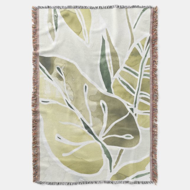 Couverture Batik Feuille (devant Vertical)
