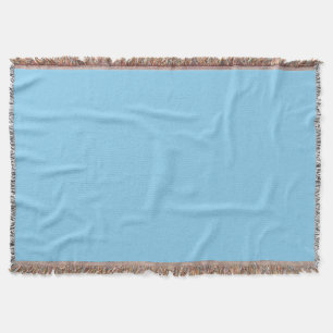 Couverture Bébé bleu couleur solide