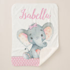 Couverture bébé éléphant