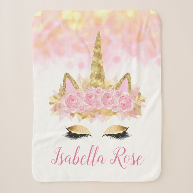 Couverture bébé Unicorn (Devant)