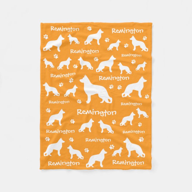 Couverture bergère allemande | Cadeau Loyal et Amo (Devant)
