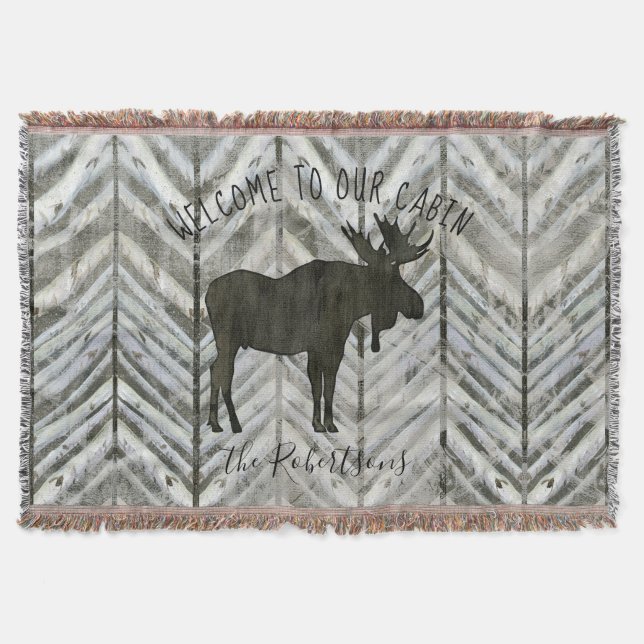 Couverture Bienvenue à notre famille Cabine Moose Rustic Lodg (Devant)
